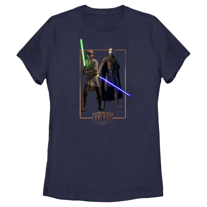 Women's Star Wars: Tales of the Jedi Count Dooku and Qui-Gon Jinn T-Shirt