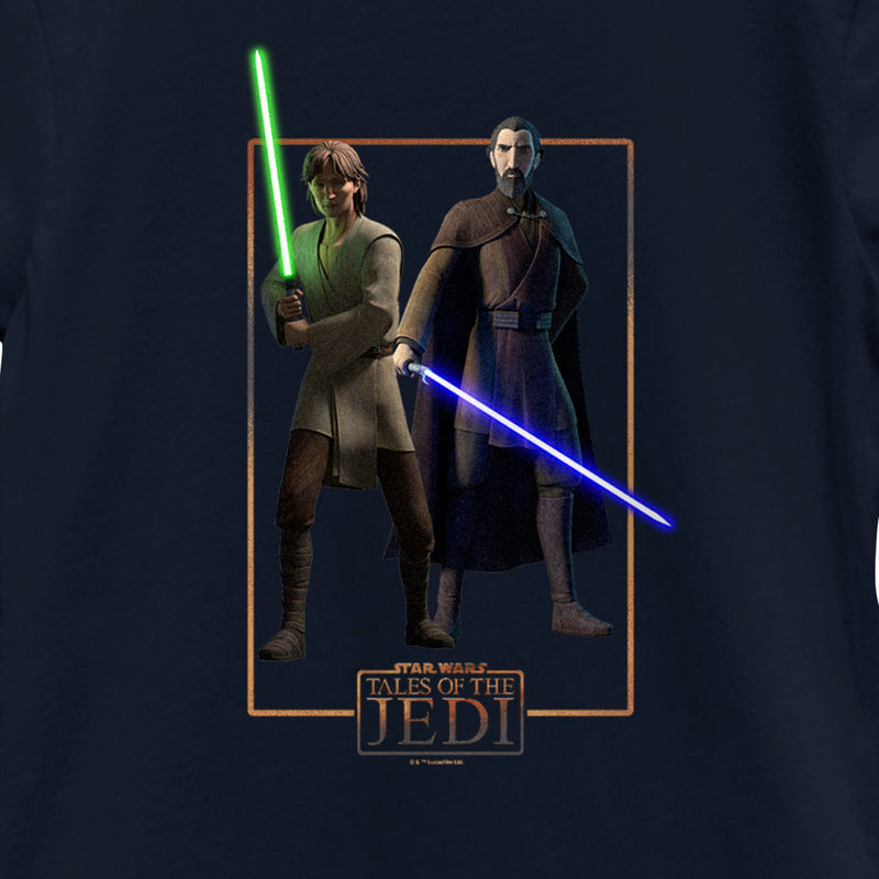 Girl's Star Wars: Tales of the Jedi Count Dooku and Qui-Gon Jinn T-Shirt