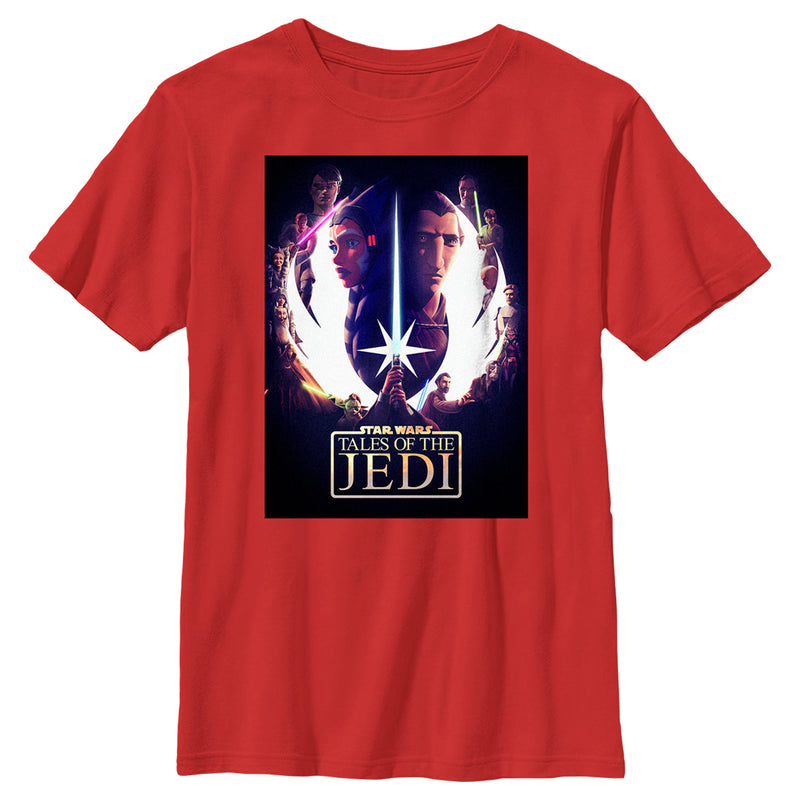 Boy's Star Wars: Tales of the Jedi Epic Poster T-Shirt