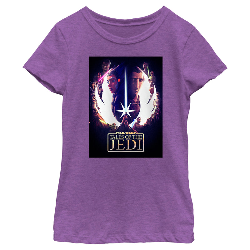 Girl's Star Wars: Tales of the Jedi Epic Poster T-Shirt