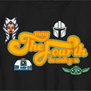 Boy's Star Wars: The Mandalorian May the Fourth Be With You Character Icons T-Shirt