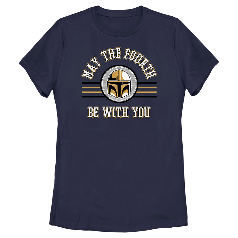 Women's Star Wars: The Mandalorian May the Fourth Be With You Din Djarin T-Shirt