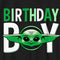 Boy's Star Wars: The Mandalorian Grogu Green Birthday Boy T-Shirt