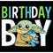 Boy's Star Wars: The Mandalorian Cute Grogu Birthday T-Shirt