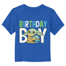 Toddler's Star Wars: The Mandalorian Grogu and Frog Birthday Boy T-Shirt