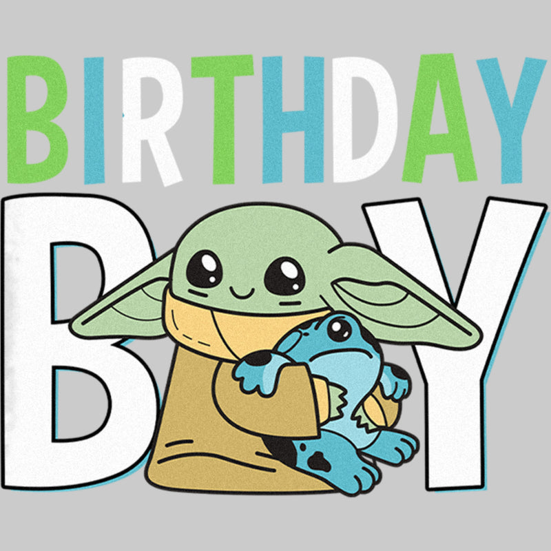 Toddler's Star Wars: The Mandalorian Grogu and Frog Birthday Boy T-Shirt