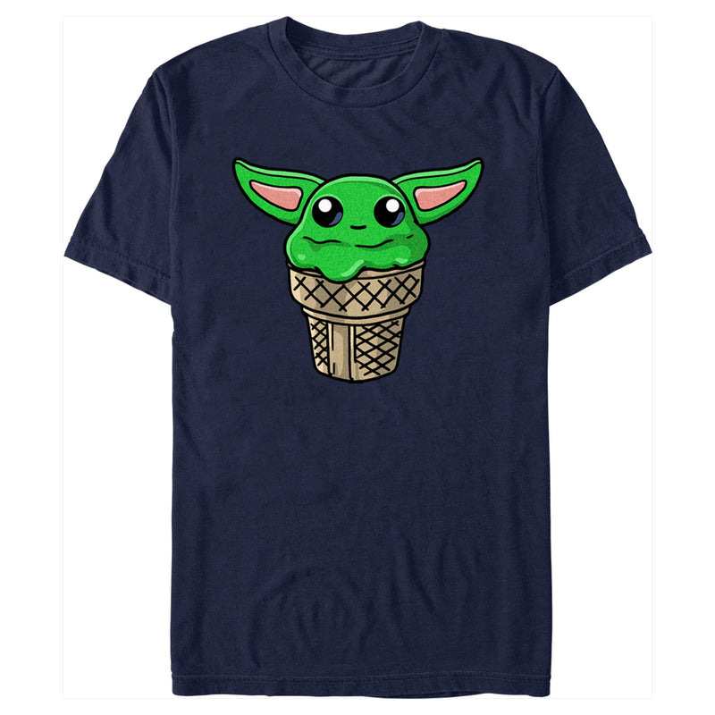 Men's Star Wars: The Mandalorian Grogu Ice Cream Cone T-Shirt