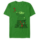 Men's Star Wars: The Mandalorian Grogu Christmas Tree Ornaments T-Shirt