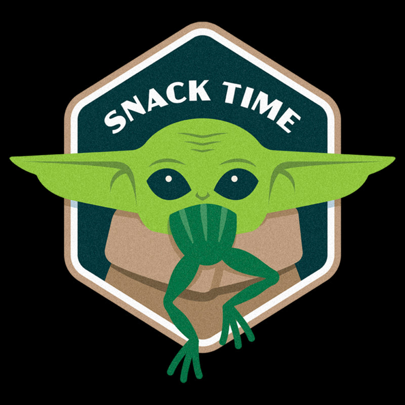 Men's Star Wars: The Mandalorian Grogu Snack Time Frog T-Shirt