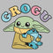 Men's Star Wars: The Mandalorian Grogu Cute Frog T-Shirt