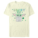 Men's Star Wars: The Mandalorian St. Patrick's Day Grogu Lucky One Shamrock T-Shirt