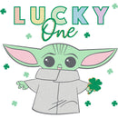 Men's Star Wars: The Mandalorian St. Patrick's Day Grogu Lucky One Shamrock T-Shirt