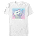 Men's Star Wars: The Mandalorian Grogu Cutest in the Galaxy Celestial Sketch T-Shirt