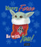 Men's Star Wars: The Mandalorian Christmas Grogu Stocking Merry Force be With You T-Shirt