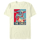 Men's Star Wars: The Mandalorian Grogu The Child Hope Poster T-Shirt