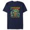 Men's Star Wars: The Mandalorian Grogu Retro Comic Book Cover T-Shirt