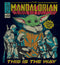 Men's Star Wars: The Mandalorian Grogu Retro Comic Book Cover T-Shirt