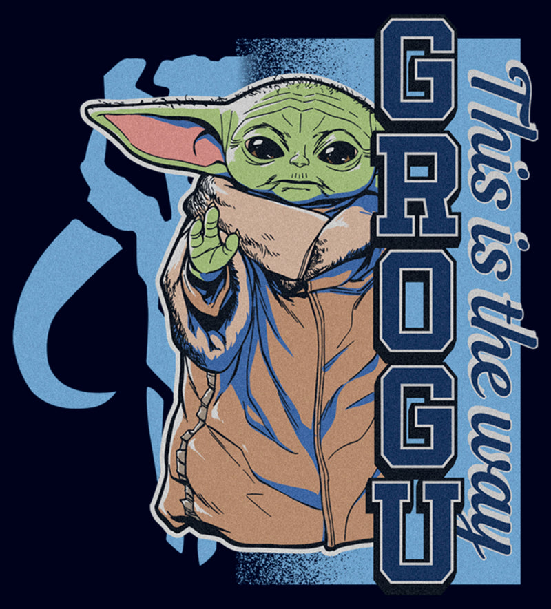 Men's Star Wars: The Mandalorian Grogu This is the Way Poster T-Shirt