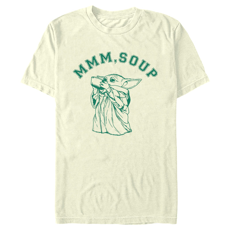 Men's Star Wars: The Mandalorian Grogu Mmm Soup T-Shirt