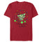 Men's Star Wars: The Mandalorian Christmas Grogu Merry Force Be With You T-Shirt