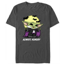 Men's Star Wars: The Mandalorian Halloween Grogu Vampire Costume Always Hungry T-Shirt