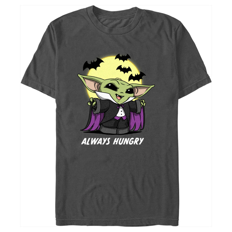 Men's Star Wars: The Mandalorian Halloween Grogu Vampire Costume Always Hungry T-Shirt