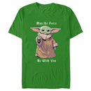 Men's Star Wars: The Mandalorian Grogu May the Force be With You T-Shirt