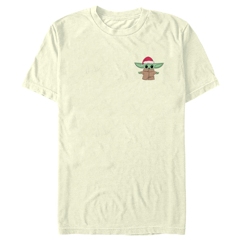Men's Star Wars: The Mandalorian Christmas Small Santa Grogu T-Shirt