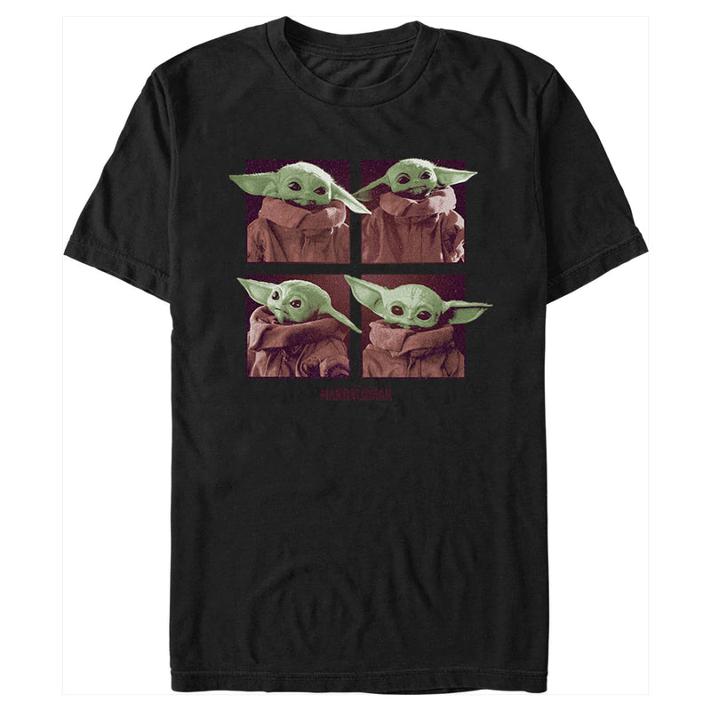 Men's Star Wars: The Mandalorian Grogu Cute Faces T-Shirt