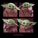 Men's Star Wars: The Mandalorian Grogu Cute Faces T-Shirt