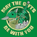 Men's Star Wars: The Mandalorian Christmas Grogu May the Gifts Be With You T-Shirt