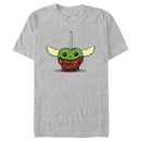 Men's Star Wars: The Mandalorian Grogu Candy Apple T-Shirt