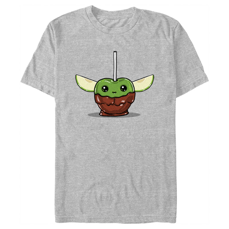 Men's Star Wars: The Mandalorian Grogu Candy Apple T-Shirt