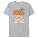 Men's Star Wars: The Mandalorian Halloween Grogu Star Wars Logo T-Shirt