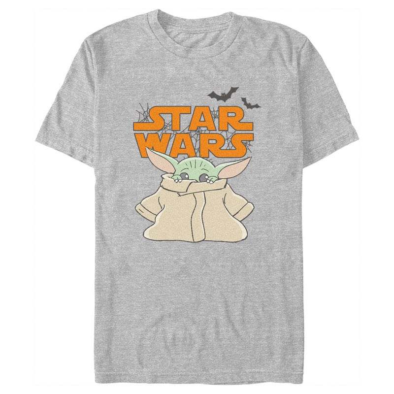 Men's Star Wars: The Mandalorian Halloween Grogu Star Wars Logo T-Shirt