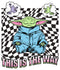 Men's Star Wars: The Mandalorian Grogu Frog Dream Checkerboard T-Shirt