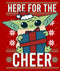 Men's Star Wars: The Mandalorian Grogu Here for the Cheer T-Shirt