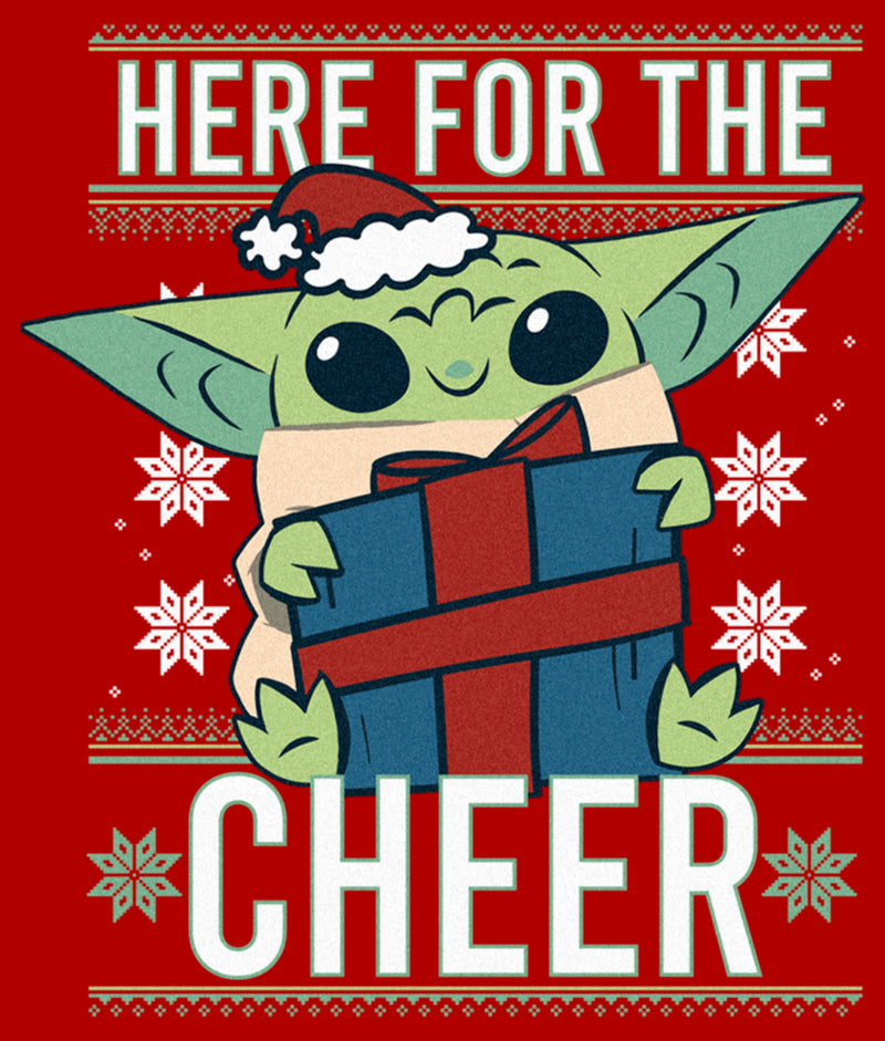 Men's Star Wars: The Mandalorian Grogu Here for the Cheer T-Shirt