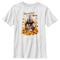 Boy's Star Wars: The Mandalorian Grogu and Din Djarin Thankful is the Way T-Shirt