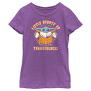 Girl's Star Wars: The Mandalorian Grogu Little Bounty of Thankfulness T-Shirt