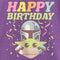 Girl's Star Wars: The Mandalorian Happy Birthday Mando and Grogu T-Shirt