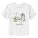 Toddler's Star Wars: The Mandalorian Grogu and R2-D2 New Friends Bring New Adventures T-Shirt