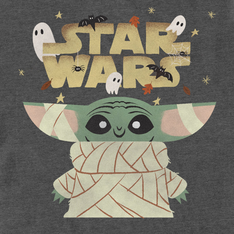 Men's Star Wars: The Mandalorian Halloween Grogu Mummy T-Shirt