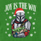 Men's Star Wars: The Mandalorian Christmas Grogu and Din Djarin Joy is the Way T-Shirt