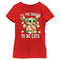 Girl's Star Wars: The Mandalorian Christmas Grogu 'Tis the Season to be Cute T-Shirt