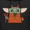 Men's Star Wars: The Mandalorian Halloween Devil Grogu Pull Over Hoodie