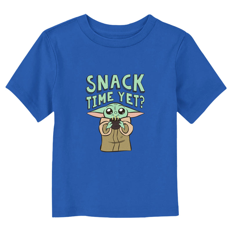 Toddler's Star Wars: The Mandalorian Grogu Snack Time Yet T-Shirt