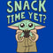 Toddler's Star Wars: The Mandalorian Grogu Snack Time Yet T-Shirt