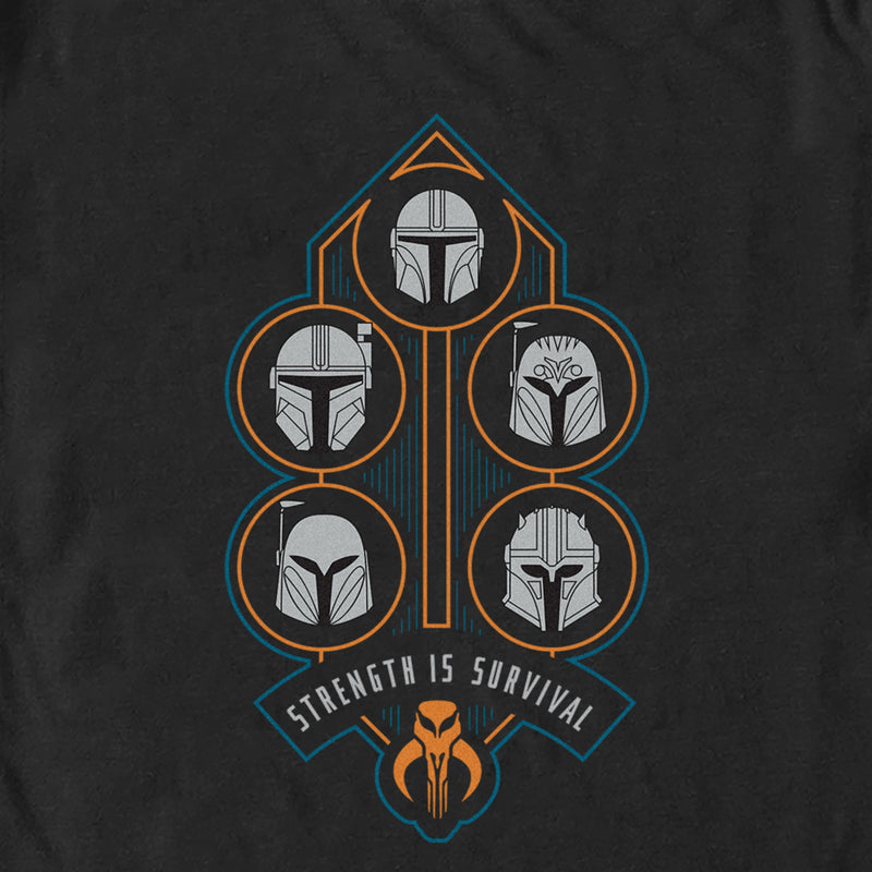 Men's Star Wars: The Mandalorian Strength is Survival T-Shirt