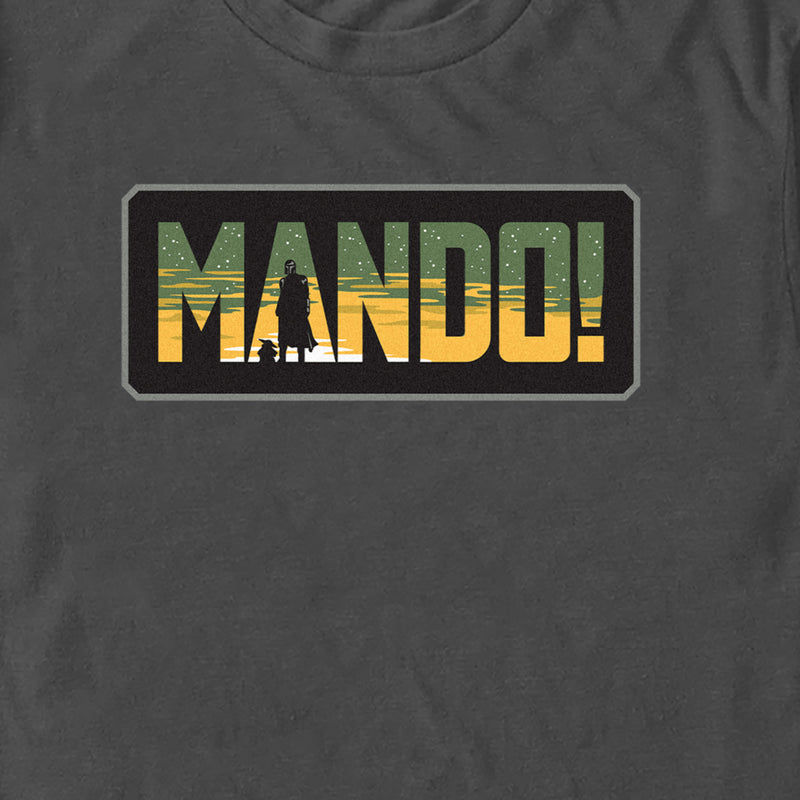 Men's Star Wars: The Mandalorian Mando! Sunset T-Shirt